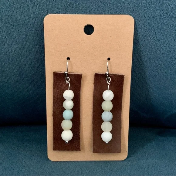 • HOST PICK! [Handmade] Amazonite Earrings • - Picture 12 of 12